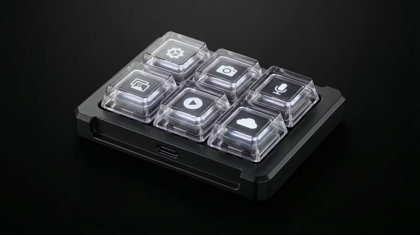 GlyphX adaptive keyboard render